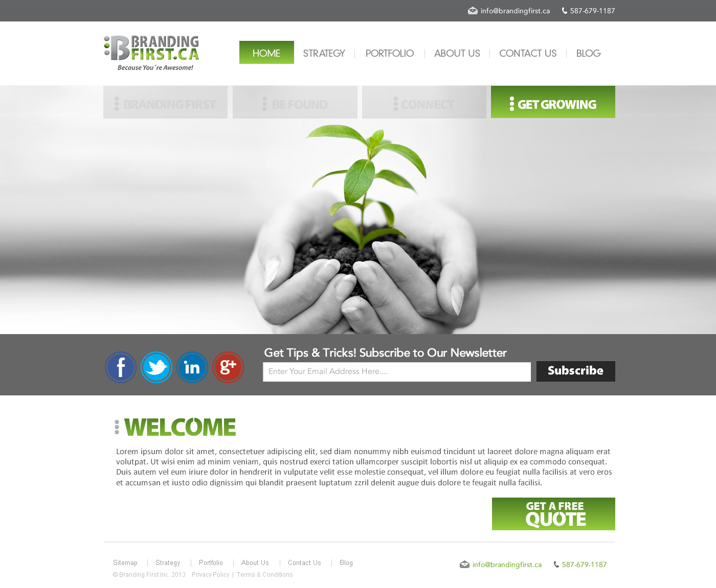 Web Design by TechWise for Branding First Inc. | Design #1756061