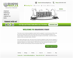 Web Design by Creative X Designs for Branding First Inc. | Design: #1760613