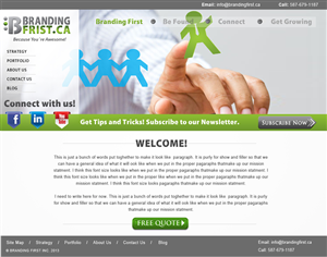Branding First Website | Web Design by Creative X Designs