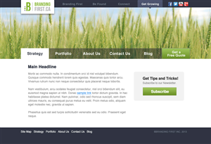 Web Design by jeremy for Branding First Inc. | Design: #1687076