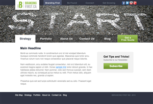 Web Design by jeremy for Branding First Inc. | Design: #1687078