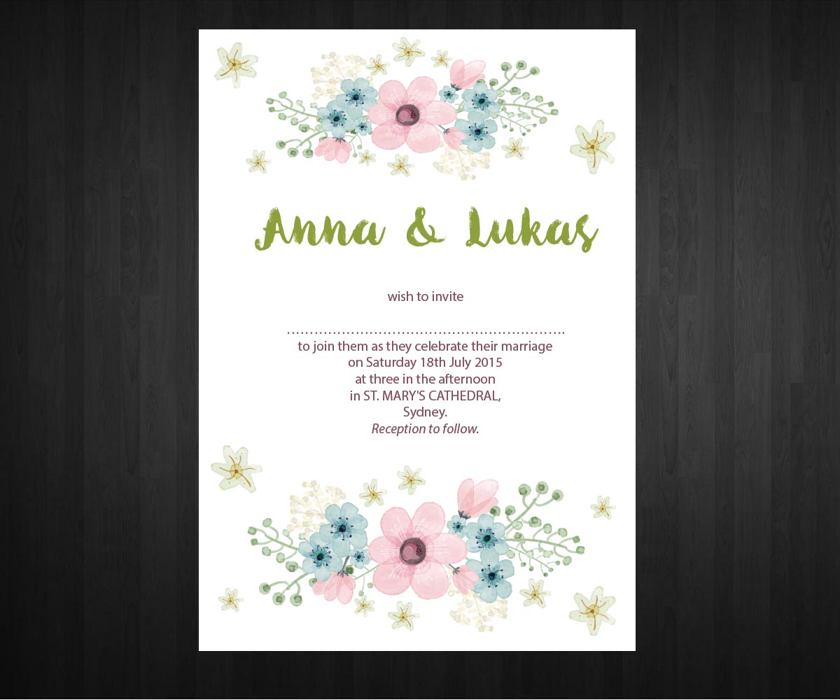 Invitation Design by Anna  for this project | Design #6515511