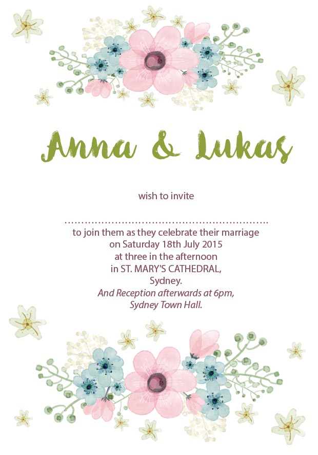 Invitation Design by Anna  for this project | Design #6521632