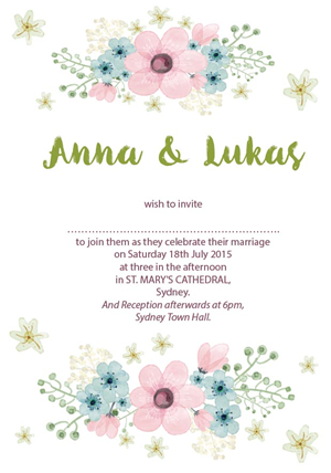 Invitation Design by Anna  for this project | Design: #6521632