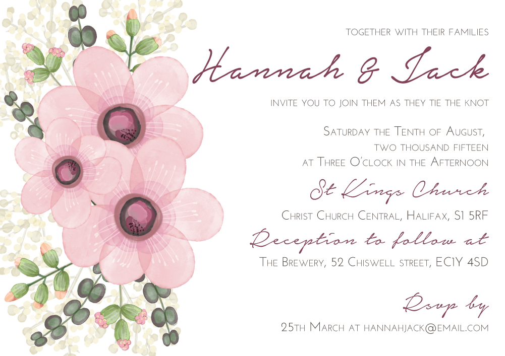 Invitation Design by BethandDesigns for this project | Design #6539401
