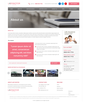 Web Design by fueldesignyard for this project | Design: #6419671