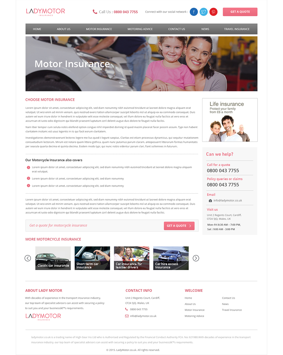 Web Design by fueldesignyard for this project | Design #6419677