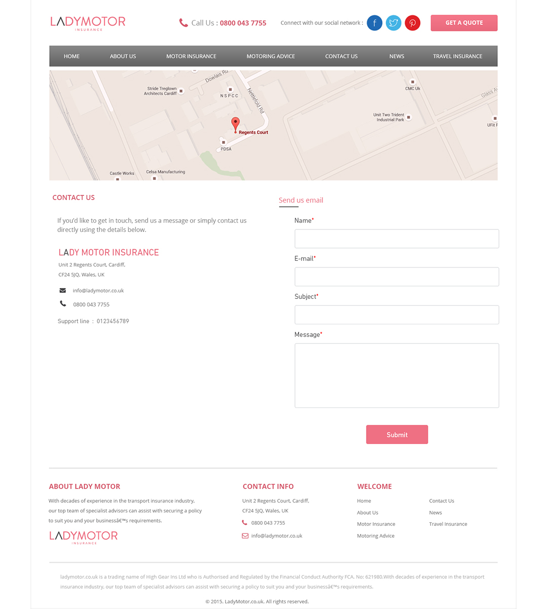 Web Design by fueldesignyard for this project | Design #6419692