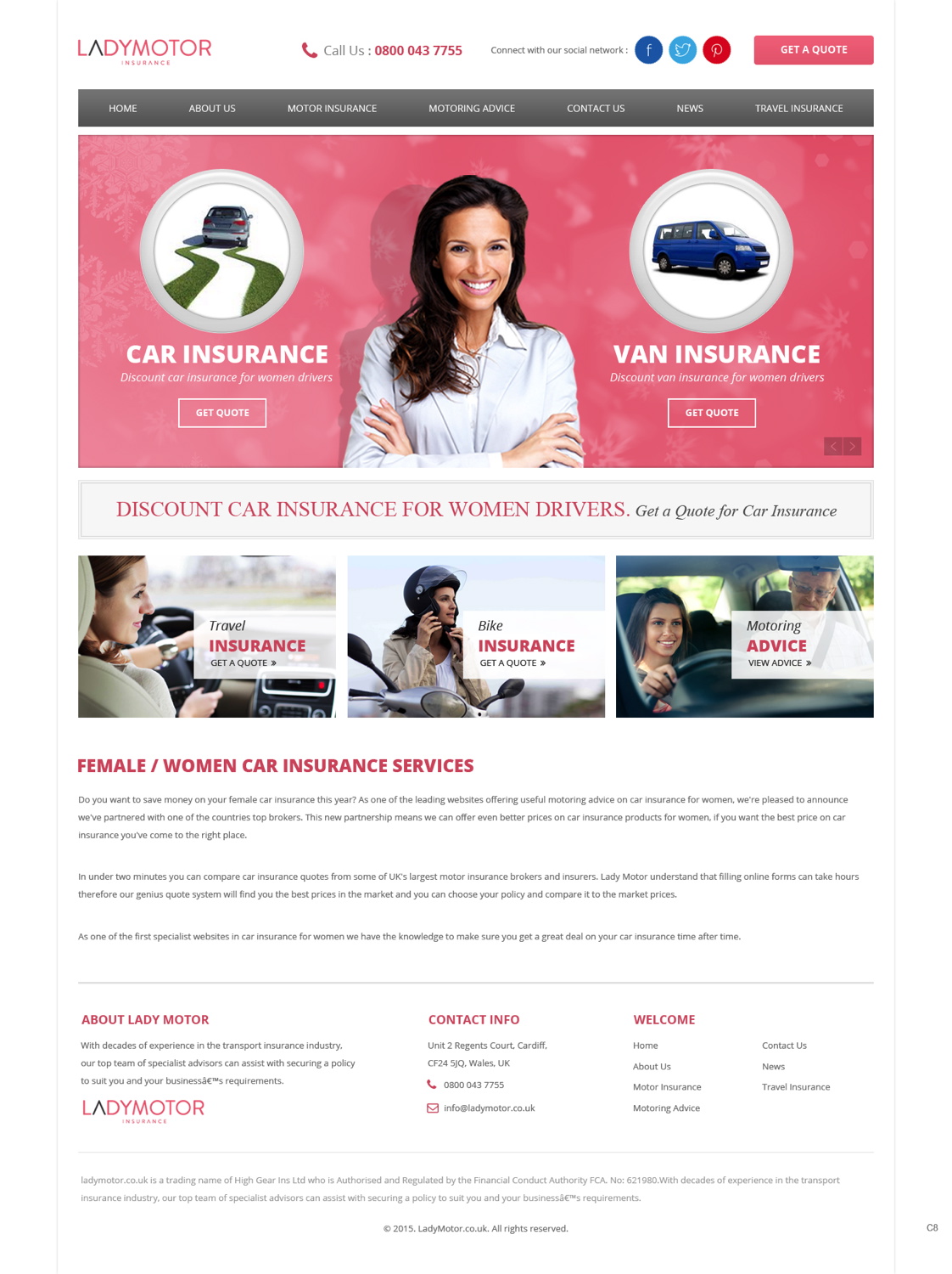 Web Design by pb for this project | Design #6416417