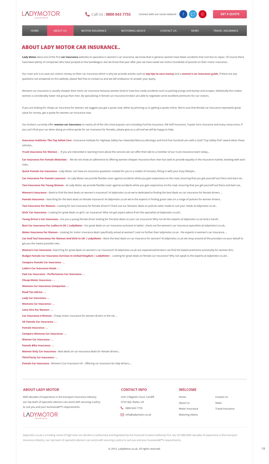 Web Design by pb for this project | Design #6416421