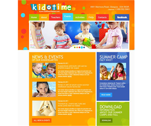 Logo Design by pixelgrapix for Kid Time | Design: #6429543