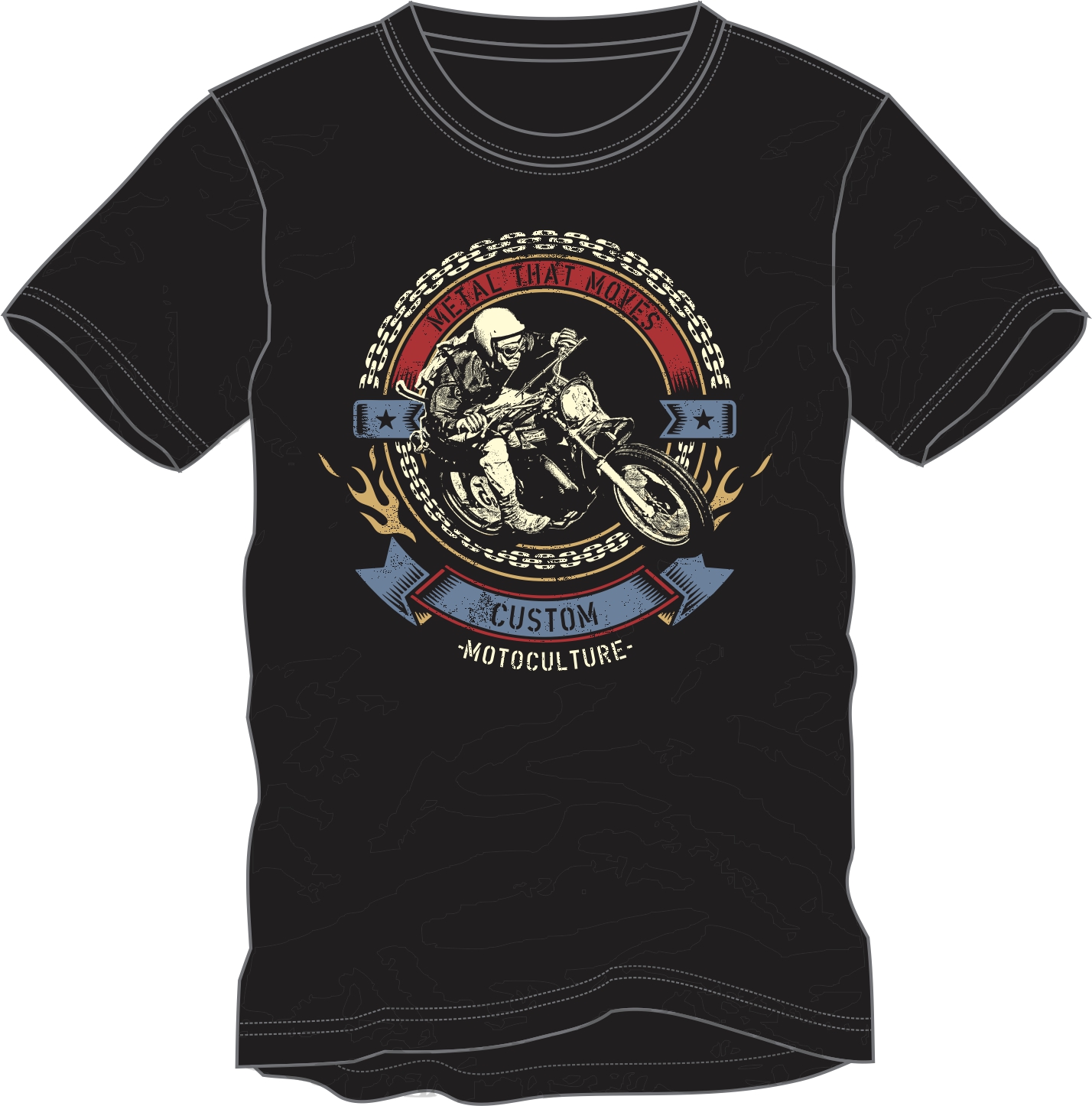 T-shirt Design by gitanapolis for MotoArt | Design #6474860