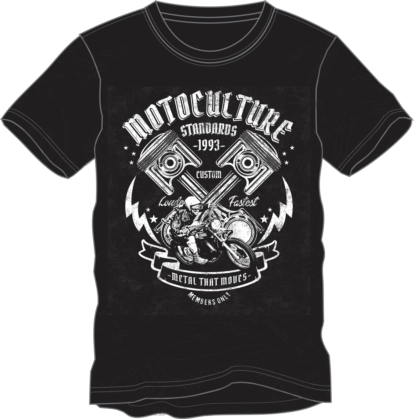T-shirt Design by gitanapolis for MotoArt | Design #6474861