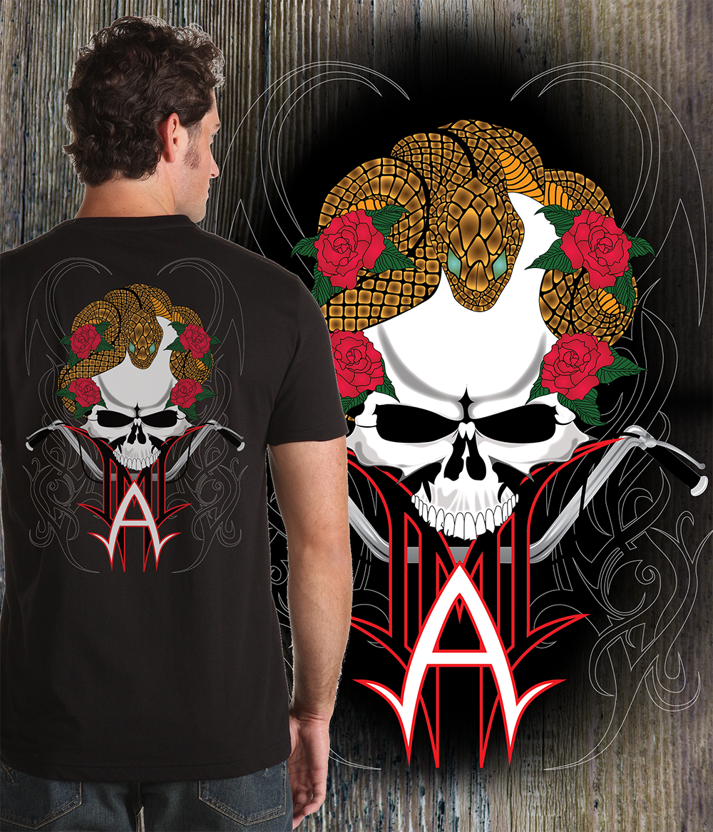 Design de T-shirt par twistedFrog pour MotoArt | Design #6501885