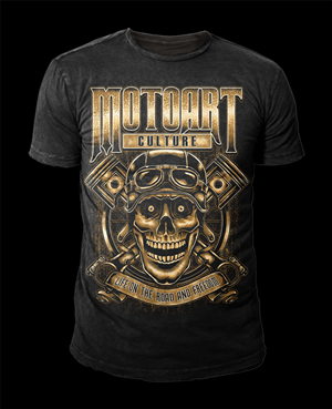 T-shirt Design by D'Mono for MotoArt | Design #6457351