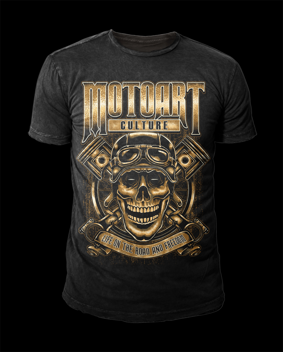 T-shirt Design by D'Mono for MotoArt | Design #6486450