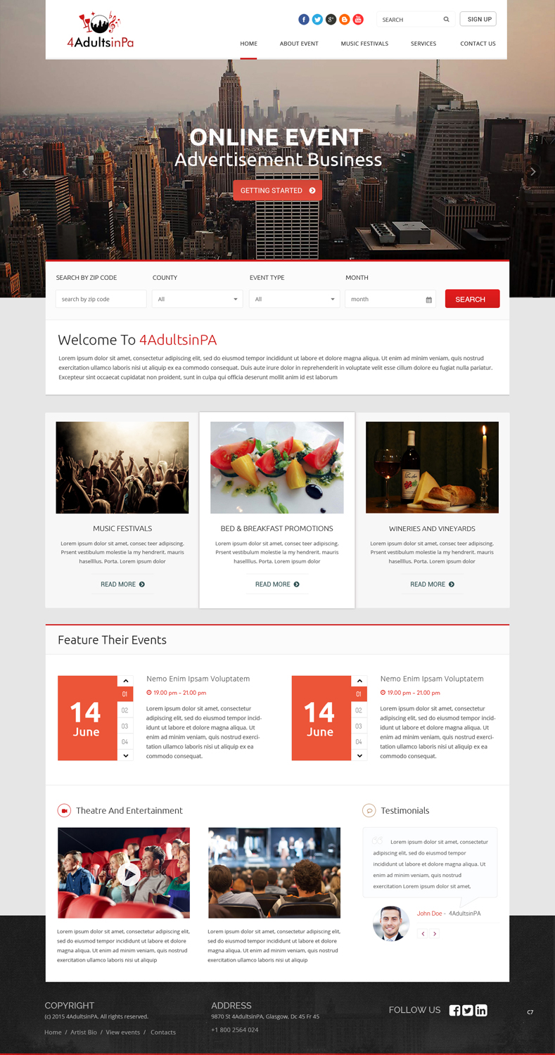 Web Design by pb for this project | Design #6447522