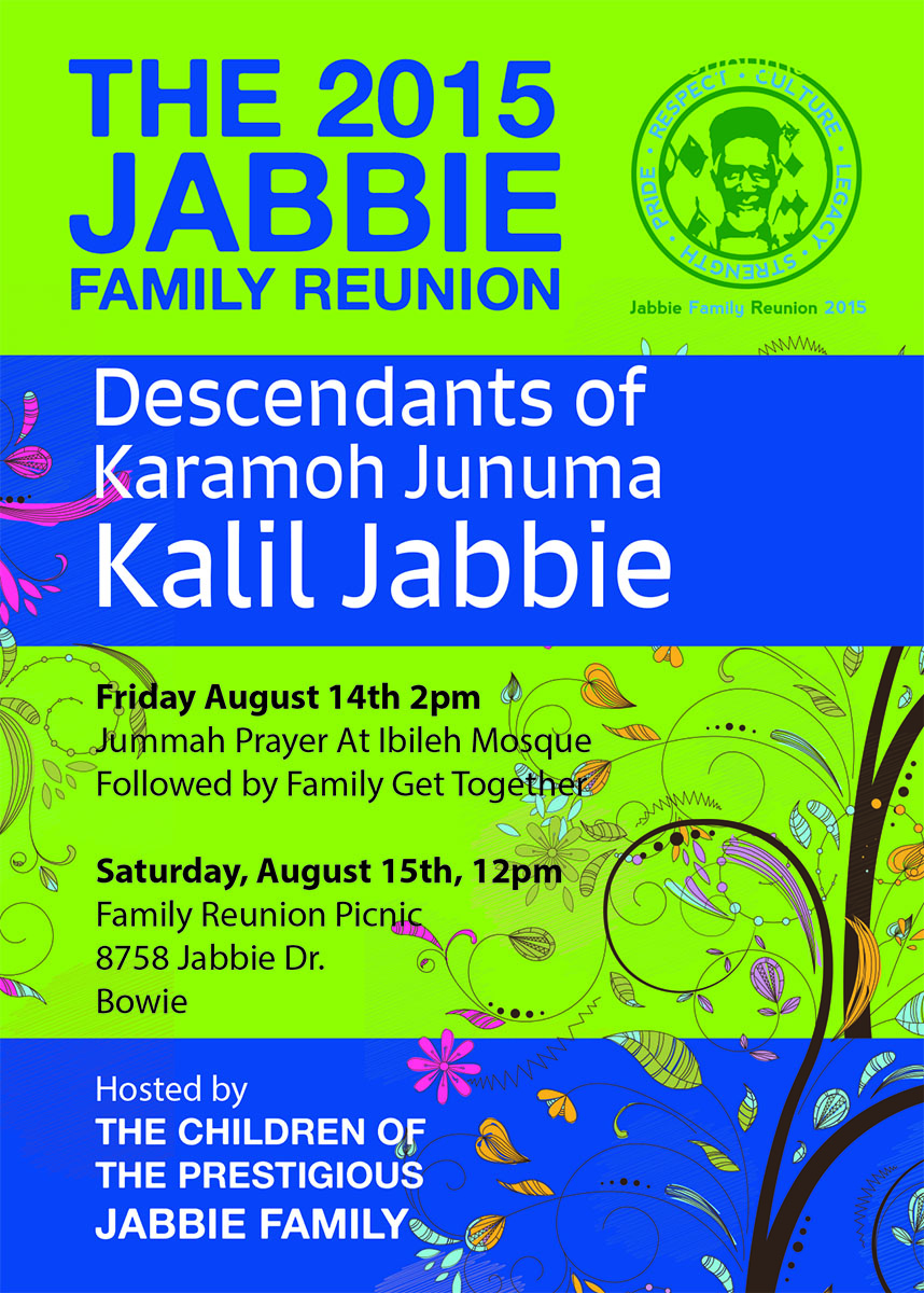 Design de Flyer par Venus L. Penaflor pour Jabbie Family | Design #6507808