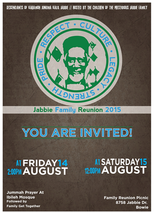 Flyer Design by ltd_88 for Jabbie Family | Design: #6517223