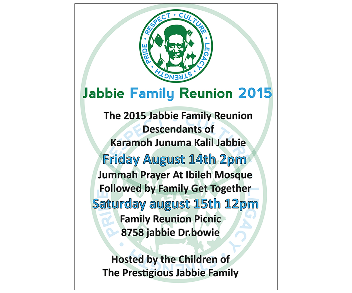 Design de Flyer par Hermio pour Jabbie Family | Design #6546352