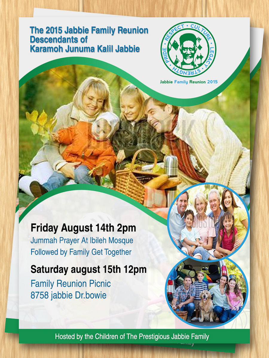 Flyer Design by ESolz Technologies for Jabbie Family | Design #6480871