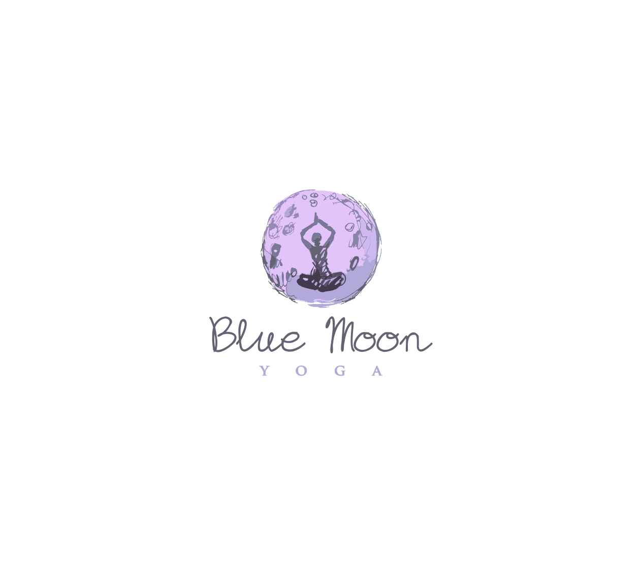 Diseño de Logo por Mandarina para Blue Moon Yoga | Diseño #6452148