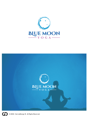Diseño de Logo por garrad para Blue Moon Yoga | Diseño: #6449146