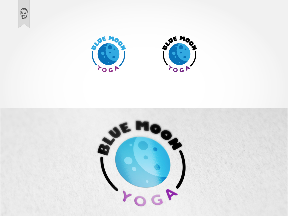Logo Design by brand claim for Blue Moon Yoga | Design #6454109