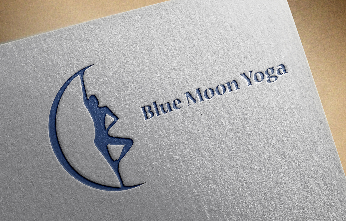 Diseño de Logo por dii para Blue Moon Yoga | Diseño #6450096