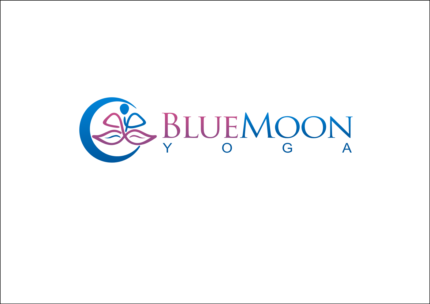 Logo Design by denny djoko for Blue Moon Yoga | Design #6444814