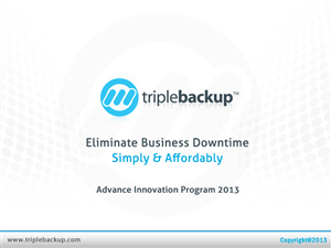 PowerPoint Design by Best Design Hub for Triplebackup | Design: #1688315