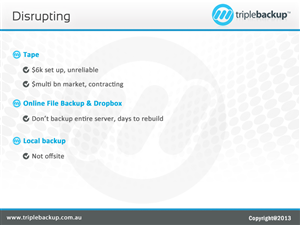 PowerPoint Design by Best Design Hub for Triplebackup | Design: #1688346