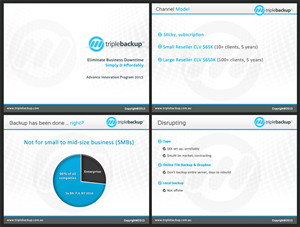 PowerPoint Design by Best Design Hub for Triplebackup | Design: #1688432