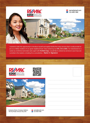 Flyer-Design von Artcher für RE/MAX Edge Realty Inc., Brokerage | Design: #6448977