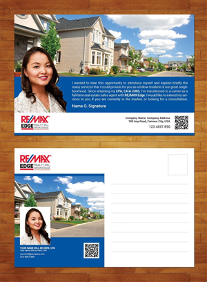 Flyer-Design von Artcher für RE/MAX Edge Realty Inc., Brokerage | Design: #6449580