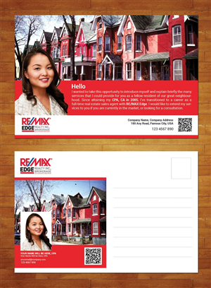 Flyer-Design von Artcher für RE/MAX Edge Realty Inc., Brokerage | Design: #6458633