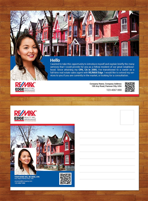 Flyer-Design von Artcher für RE/MAX Edge Realty Inc., Brokerage | Design: #6458638
