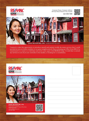 Flyer-Design von Artcher für RE/MAX Edge Realty Inc., Brokerage | Design: #6459706