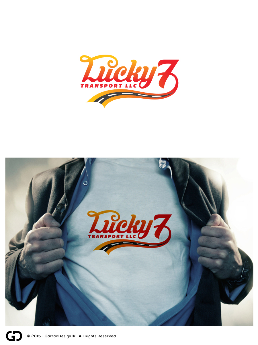Logo Design by garrad for Lucky 7 Transport | Design: #6478617