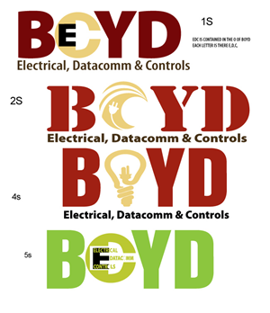 Logo-Design von fourdog123 für Boyd Electrical Design & Consulting | Design: #6433444