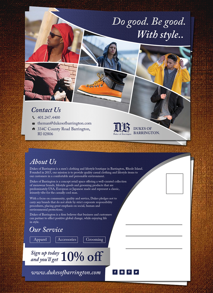 Postcard Design by creative.bugs for this project | Design #6435295