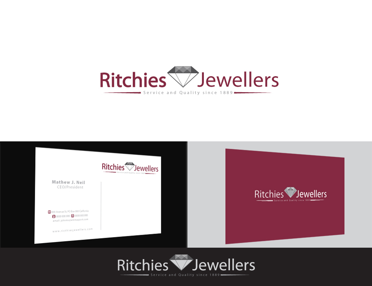 Logo Design by viccap2002 for Ritchies Jewellers | Design #6502821