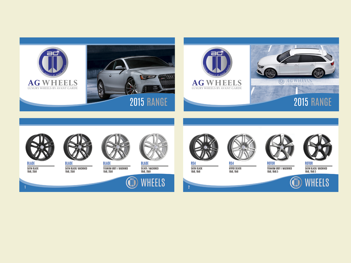 Brochure Design by LeonFX for AG WHEELS | Design #6505123