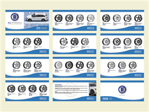 Brochure Design by LeonFX for AG WHEELS | Design: #6513617