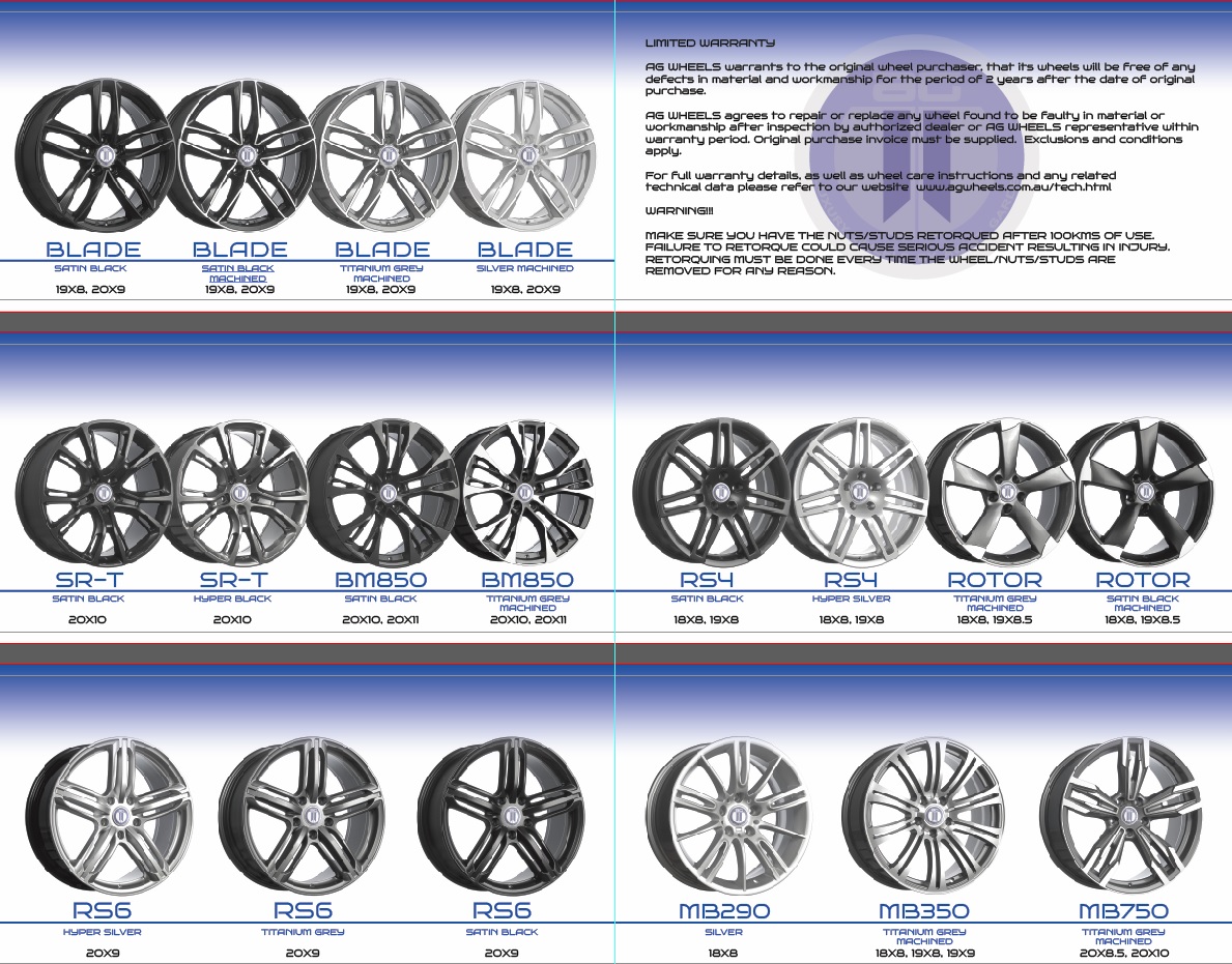 Brochure Design by Savu Bogdan for AG WHEELS | Design #6576197