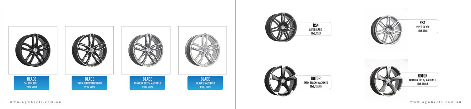 Diseño de Brochure por AIVIA para AG WHEELS | Diseño #6480928