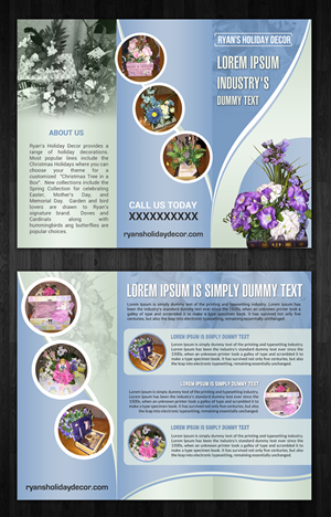 Flyer Design by debdesign for Ryan HOliday Decor | Design #6522586