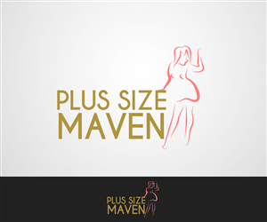 Logo Design for Plus Maven, a top plus size personality | 16 Logo Designs for Plus Size Maven