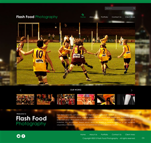 Web Design by pb for Flash Flood Photography | Design: #1697545