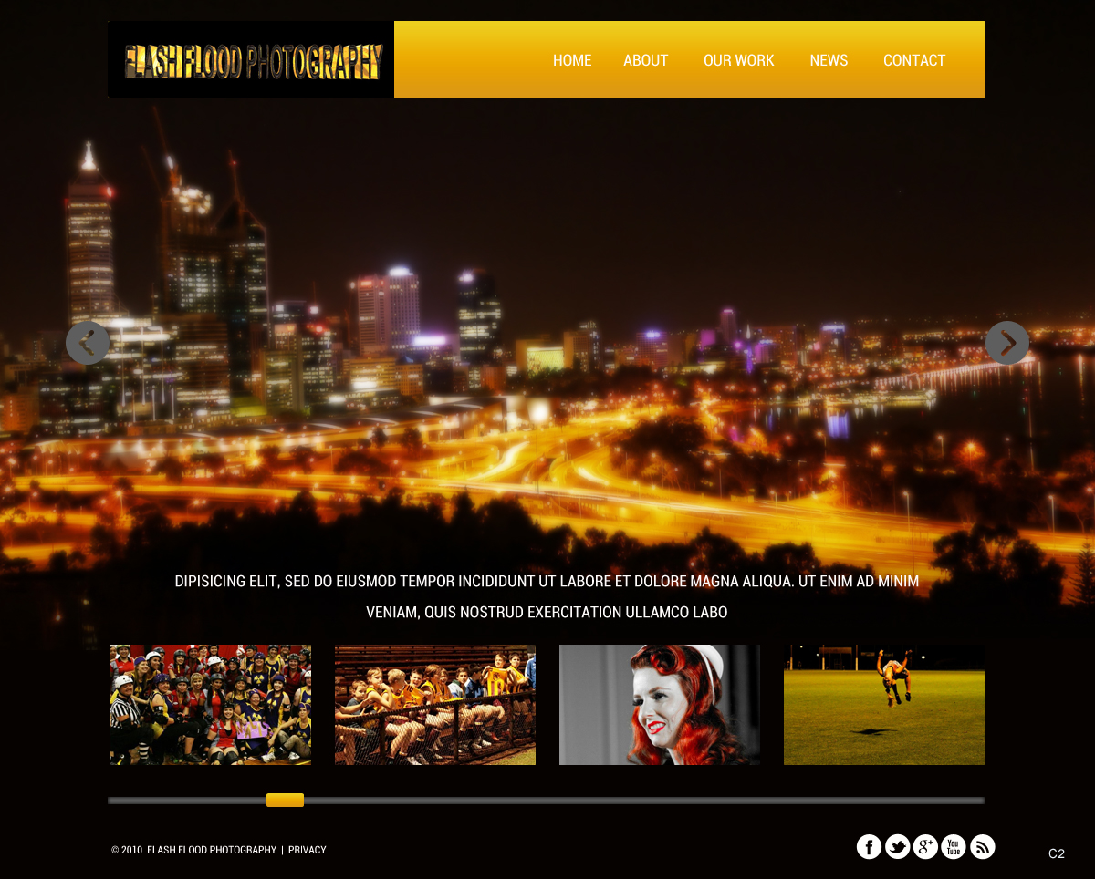 Web-Design von pb für Flash Flood Photography | Design #1697548